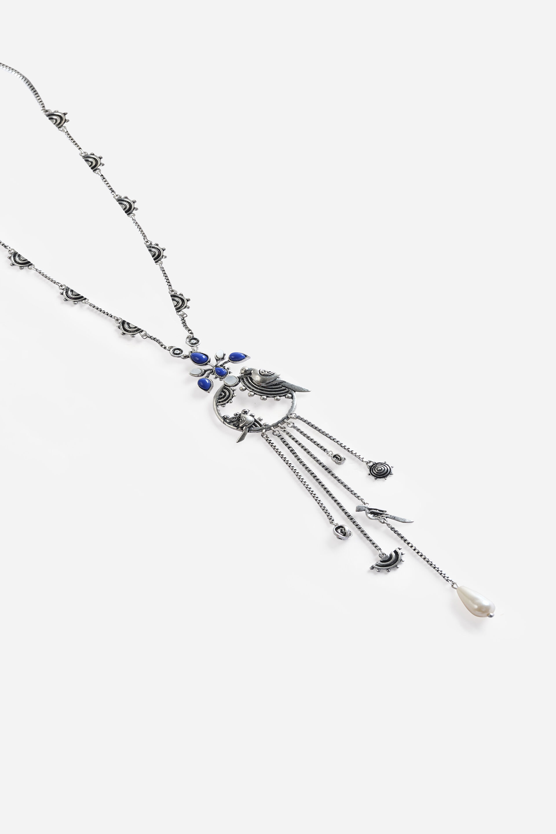 Silver Pendant Trinket Necklace, , image 2